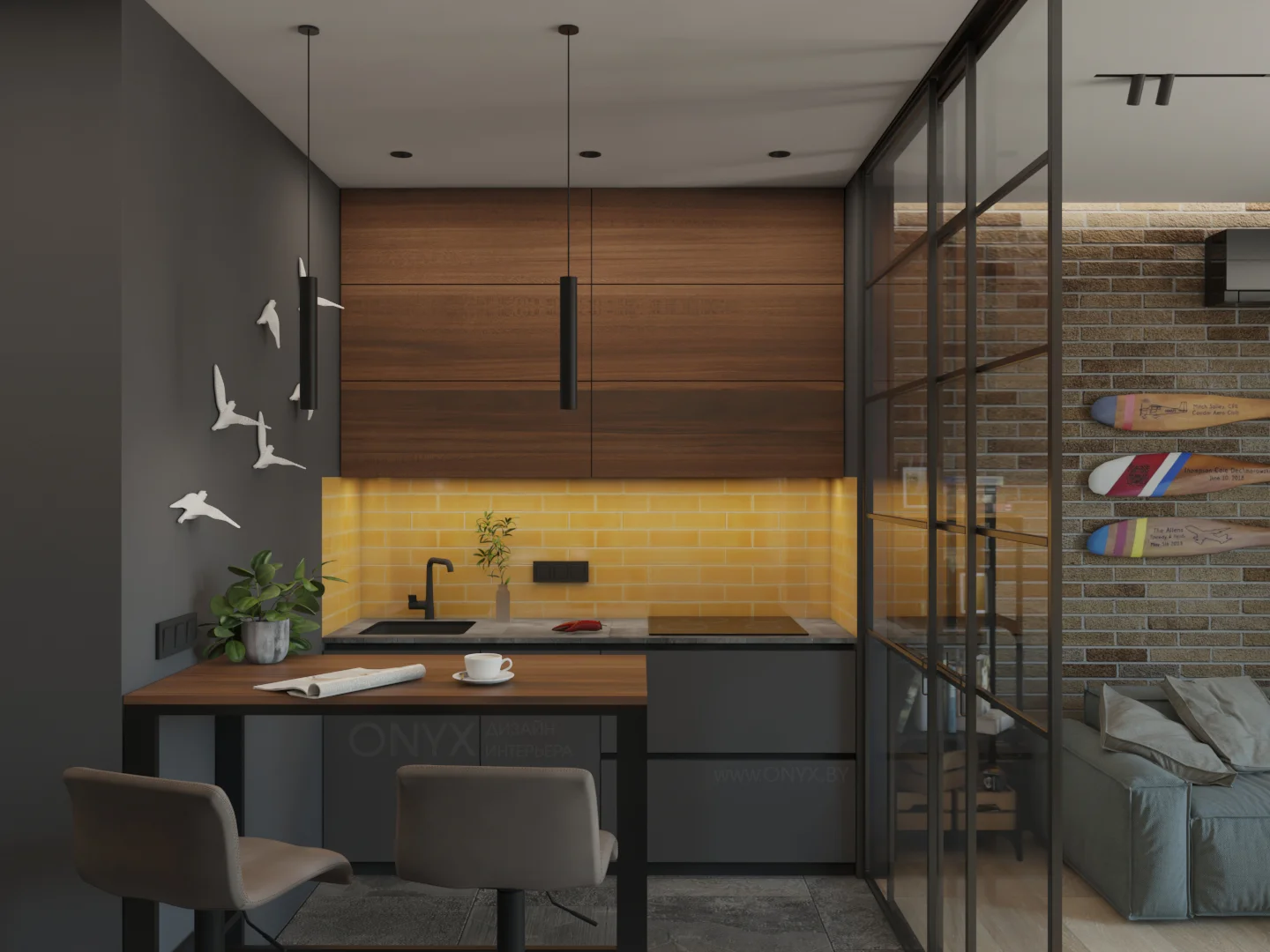 Дизайн интерьера квартиры в ЖК «Минск мир»